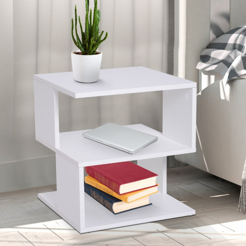 HOMCOM Contemporary Style Table - White