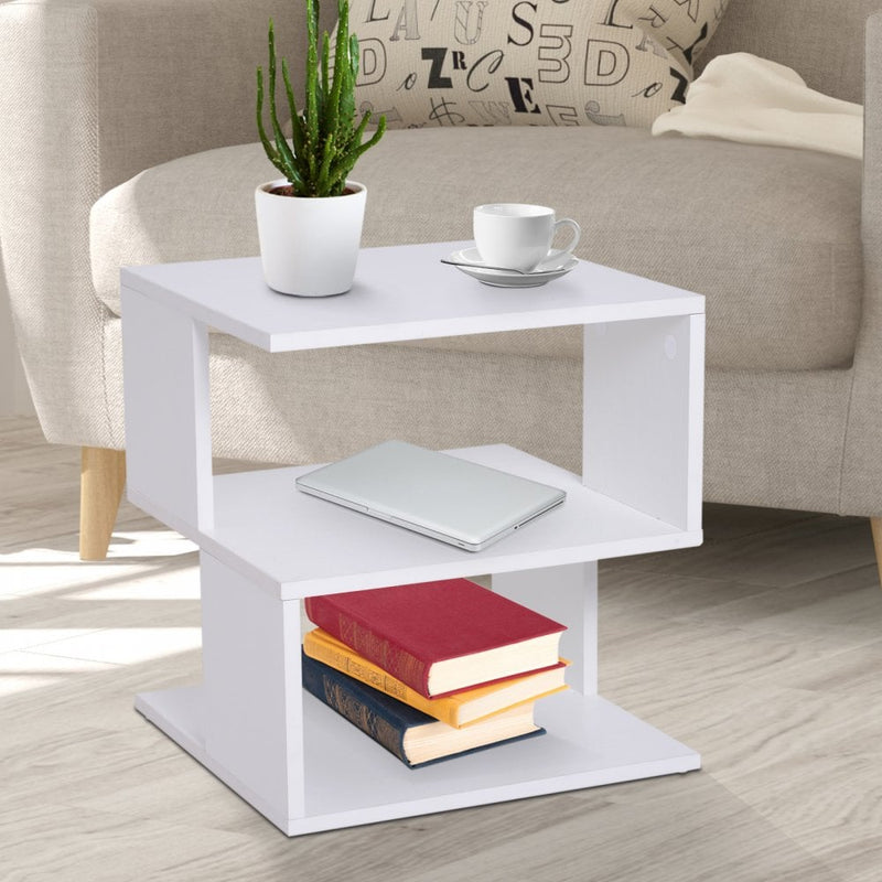 HOMCOM Contemporary Style Table - White