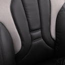 Vinsetto PU Leather Upholstered Adjustable-Sit Home Office Chair White/Black