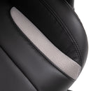 Vinsetto PU Leather Upholstered Adjustable-Sit Home Office Chair White/Black