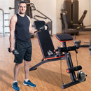 Foldable Adjustable Dumbbell Weight Lifting Sit Up Ab Bench Home Training Gym Incline Flat Multiuse Workout Exercise Fitness