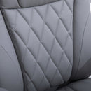 Vinsetto Executive Office Chair Sleek Ergonomic PU Leather 360-¦ Rotation W/ Headrest In Grey