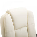 Vinsetto Office Chair High Back, 360-¦ Swivel, PU Leather-Beige