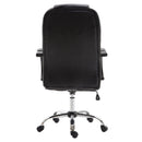 Vinsetto Office Chair High Back Executive Ergonomic Design Adjustable Seat Height 360 Degree Swivel PU Leather-Black