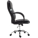 Vinsetto Office Chair High Back Executive Ergonomic Design Adjustable Seat Height 360 Degree Swivel PU Leather-Black