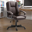 PU Leather Executive Office Chair-Brown |
