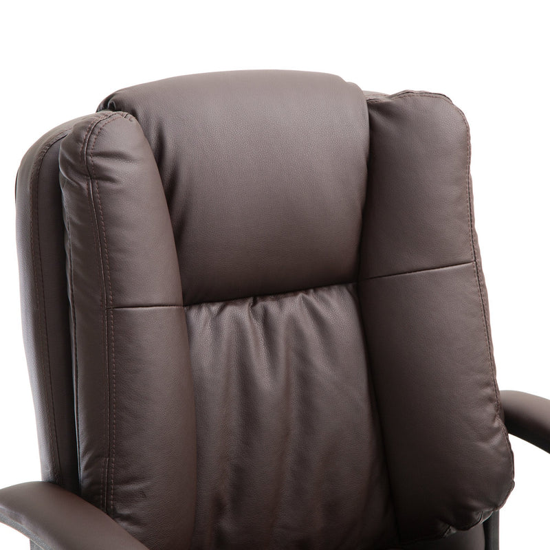 PU Leather Executive Office Chair-Brown |