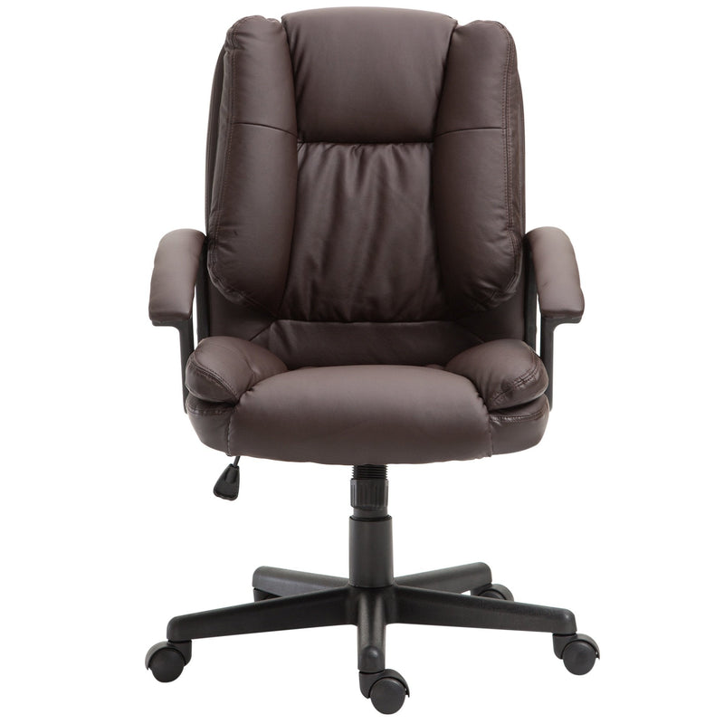 PU Leather Executive Office Chair-Brown |