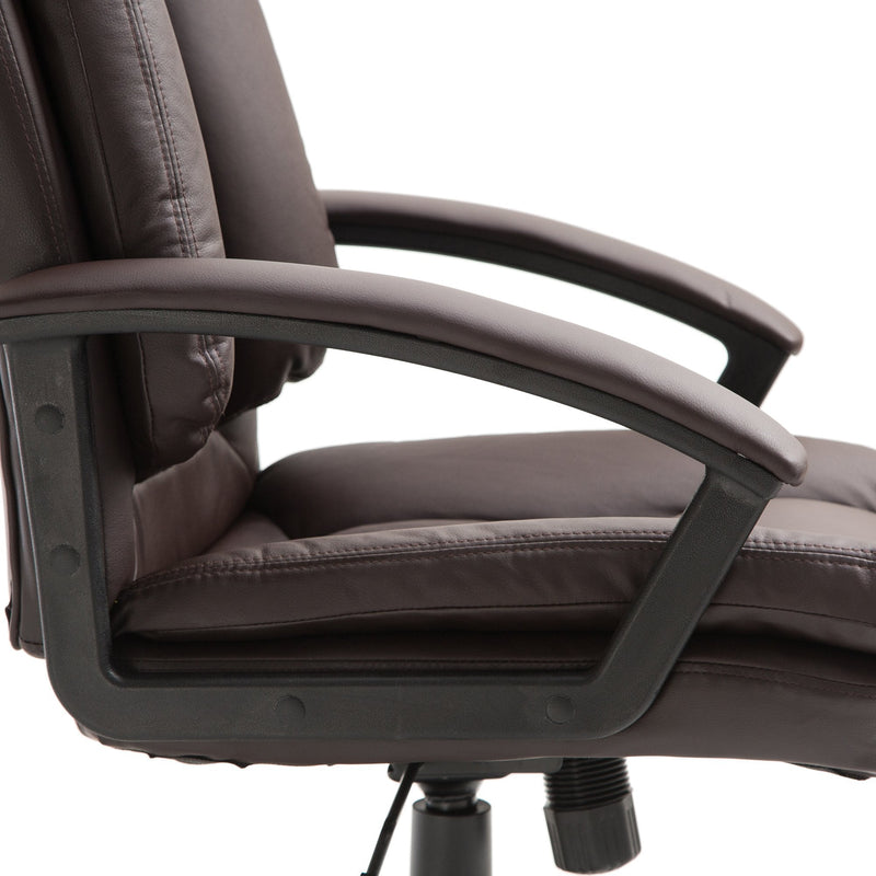 PU Leather Executive Office Chair-Brown |