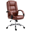 Vinsetto Office Chair High Back, 360-¦ Swivel, PU Leather-Brown