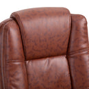 Vinsetto Office Chair High Back, 360-¦ Swivel, PU Leather-Brown