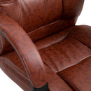 Vinsetto Office Chair High Back, 360-¦ Swivel, PU Leather-Brown