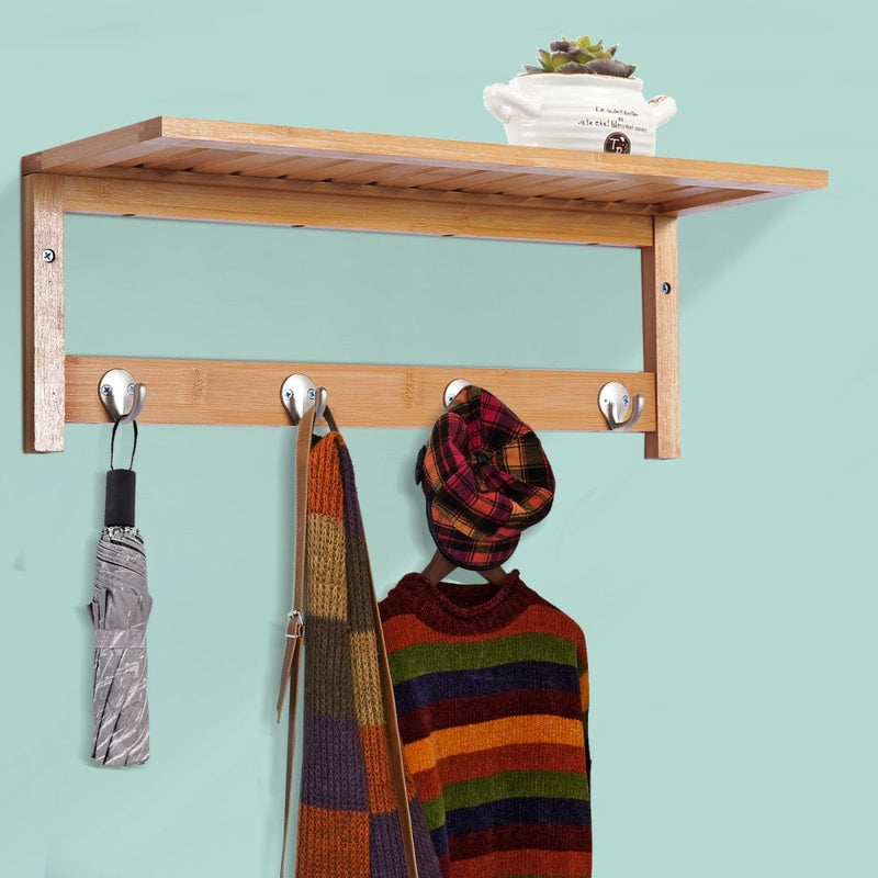 Wall Clothes Rack, 50Lx17Wx20H cm