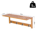 Wall Clothes Rack, 50Lx17Wx20H cm