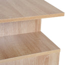 HOMCOM Contemporary Style Table -  Oak Colour