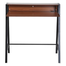 Computer Table, 84Lx45Wx85H cm-Walnut Colour