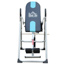 Foldable Gravity Inversion Table Back Therapy Fitness Exercise Bench-Silver