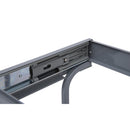 HOMCOM Kitchen Recycling Pull Out Waste Bin 40L - Grey