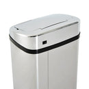 HOMCOM 50L Motion Sensor ABS Rubbish Bin Silver/Black