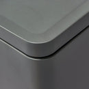 HOMCOM 5L Steel Step Trash Can With Quiet-Closed Lid, Silent And Gentle Open, Oversized Pedal, Back Pull Ring, For Living Room, Kitchen, Dorm, Office Bin Open