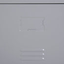 Vinsetto Storage Cabinet, 180H cm-Grey