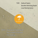 Outsunny Waterproof Garden Wicker Chairs Cover Patio Rattan Seat Protector 600D Oxford Cloth L70*W90*H115cm