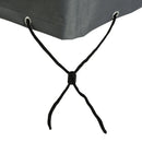 Outsunny Outdoor & Garden Furniture Rectangular Dining Set Cover Water UV Resistant Protection Oxford Fabric - Grey