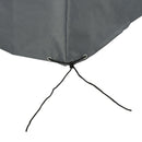 Outsunny 200x73cm Outdoor & Garden Furniture Rectangular Cover Suitable for sunbed Water UV Resistant Protection Oxford Fabric Rattan Lounge Clean Cover Grey Protective