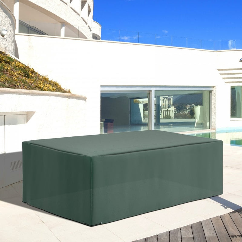 Outsunny  Garden Furniture Rectangular Water UV Resistant  Cover - Green
