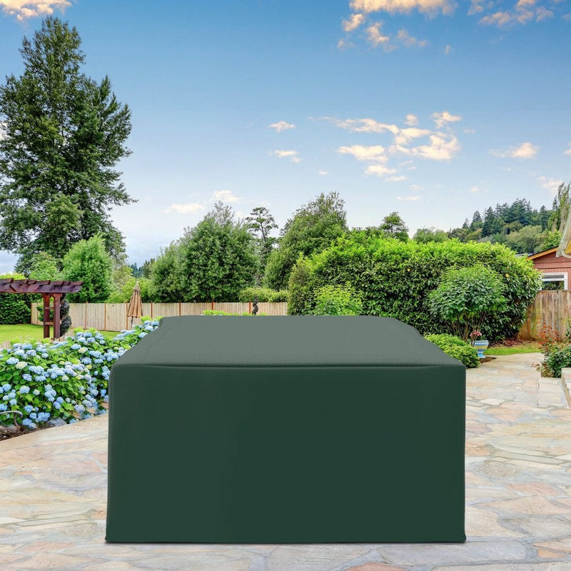 Outsunny  Garden Furniture Rectangular Water UV Resistant  Cover - Green