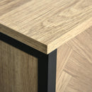 Double Door TV Cabinet Stand with Adjustable Storage Shelves Entertainment Unit Center Home Furniture, for Living Room Bedroom, Natural Shelves