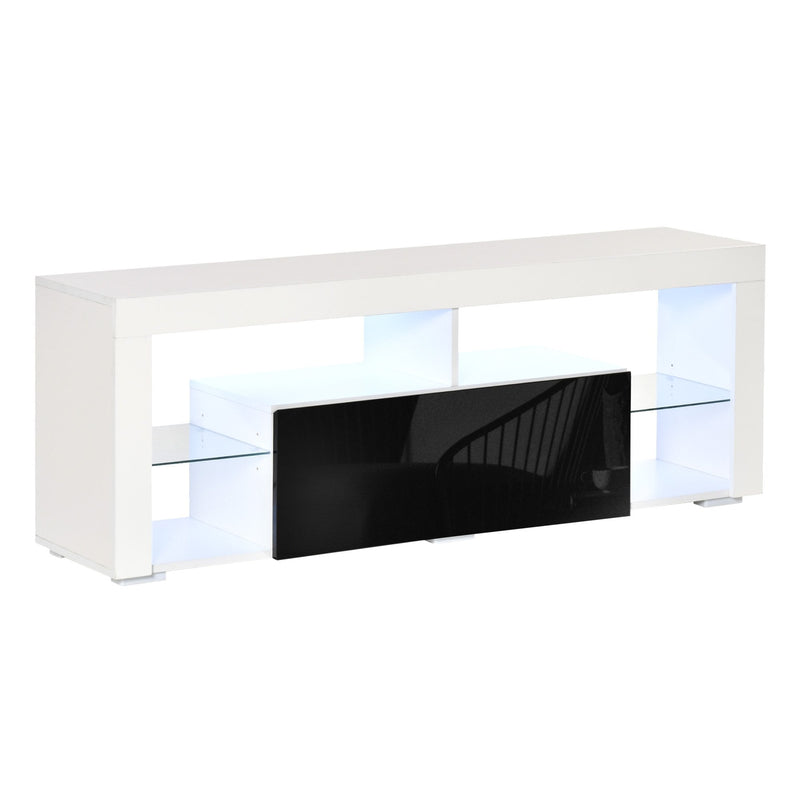 HOMCOM Tv Stand - Black & White