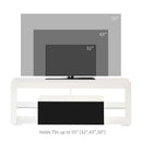 HOMCOM Tv Stand - Black & White