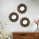 Lewis's Vanity Mirrors Set of 3 Bronze Vanity
