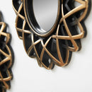 Lewis's Vanity Mirrors Set of 3 Bronze Vanity