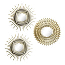 Lewis's Starburst Vanity Mirrors Set of 3 - Champagne