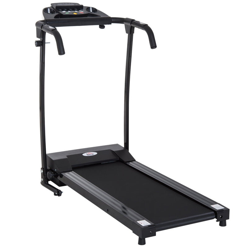 Folding Electric Motorized Treadmill Fitness Machine W/LCD Display-Black