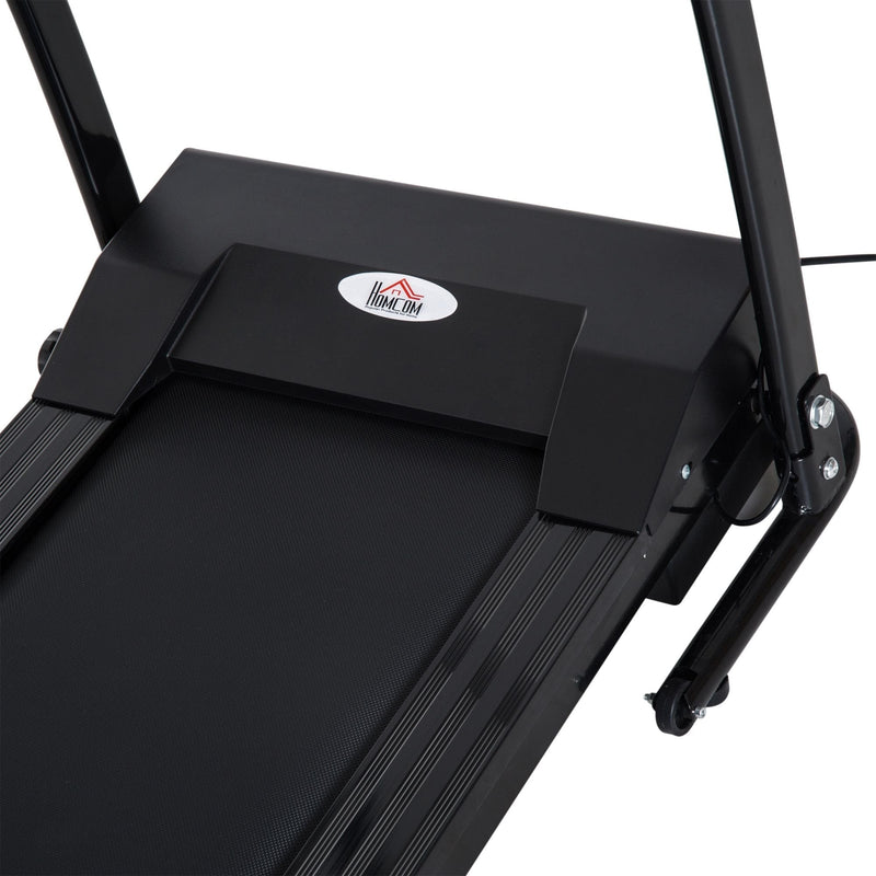 Folding Electric Motorized Treadmill Fitness Machine W/LCD Display-Black