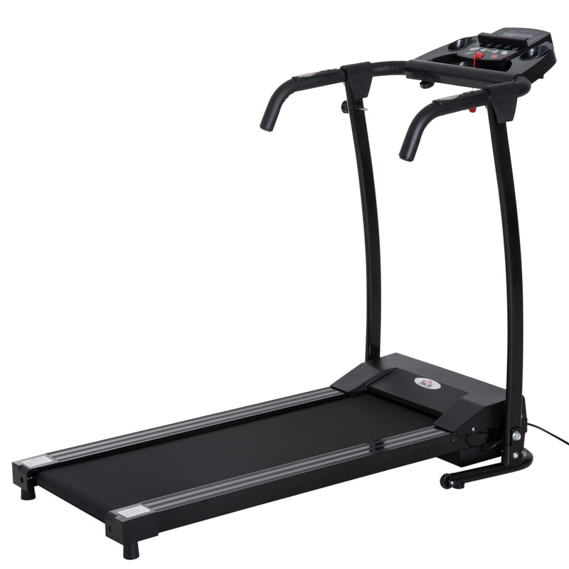 Folding Electric Motorized Treadmill Fitness Machine W/LCD Display-Black