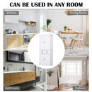 MDF Colonial Freestanding Kitchen Pantry Cabinet White