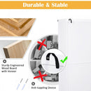 MDF Colonial Freestanding Kitchen Pantry Cabinet White