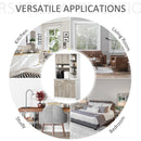 Kitchen Pantry Buffet Server with Hutch Multi Storage Cupboard Cabinet Sideboard, Bookcase with Drawers for Living Room, 100W x 39D x 180H cm