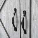 Farmhouse Barn Door Sideboard - Grey