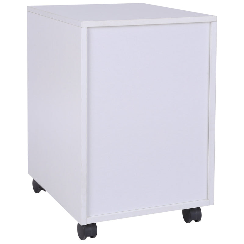 Mobile Pedestal File Cabinet, MDF