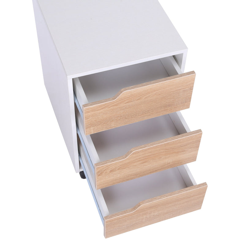 Mobile Pedestal File Cabinet, MDF