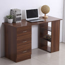Computer Desk, 120Wx49Dx72H cm-Walnut