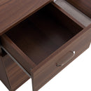 Computer Desk, 120Wx49Dx72H cm-Walnut