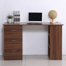 Computer Desk, 120Wx49Dx72H cm-Walnut