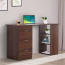 Computer Desk, 120Wx49Dx72H cm-Walnut