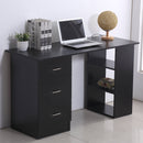 Computer Desk, 120Wx49Dx72H cm-Black